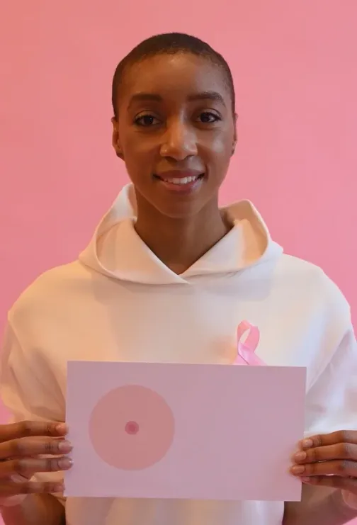 Ilustración de una mamografía