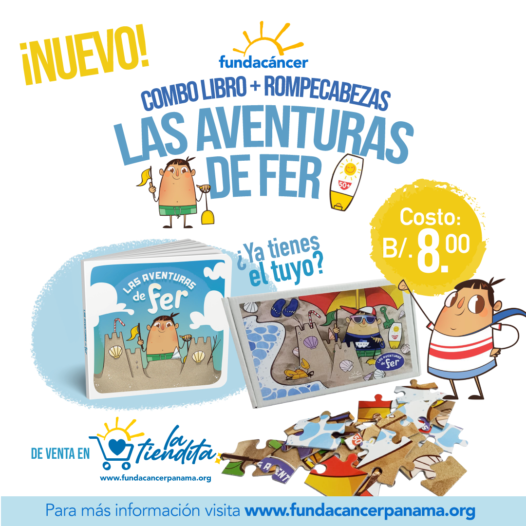 Kit Libro + Rompecabezas Fundacáncer Panamá